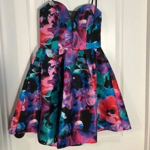Colorful floral dress